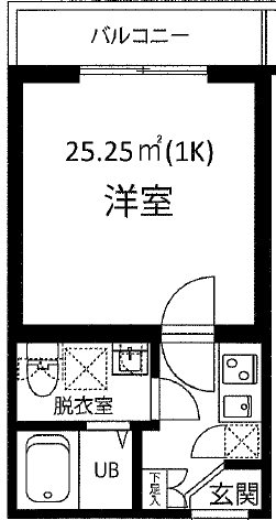 新宿区高田馬場4丁目楽器可(防音・24時間演奏・ピアノ・弦・管楽器・声楽)マンション 間取り