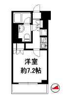 横浜市中区日本大通楽器可（ピアノ・ヴァイオリン・フルート）マンション 間取り