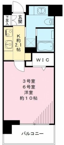 調布市若葉町2丁目楽器可(防音・グランドピアノ・弦管楽器・声楽・DTM）マンション 間取り