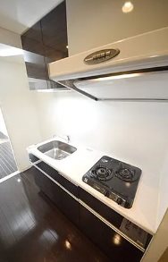 調布市若葉町2丁目楽器可(防音・グランドピアノ・弦管楽器・声楽・DTM）マンション キッチン