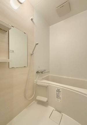 荒川区西尾久2丁目楽器可(防音・グランドピアノ・弦・管楽器・声楽)マンション 風呂画像