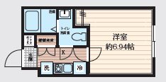 荒川区西尾久2丁目楽器可(防音・グランドピアノ・弦・管楽器・声楽)マンション 間取り