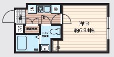 荒川区西尾久2丁目楽器可(防音・グランドピアノ・弦・管楽器・声楽)マンション 間取り