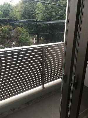 練馬区田柄2丁目楽器可（防音・24時間演奏・グランドピアノ・弦・管楽器・声楽・DTM）マンション ベランダ