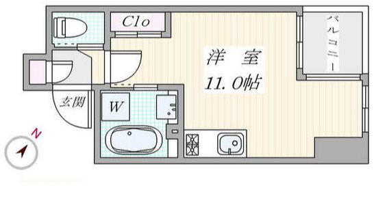豊島区巣鴨１丁目楽器可（地下共用防音室・ピアノ・弦管楽器・声楽）マンション 間取り