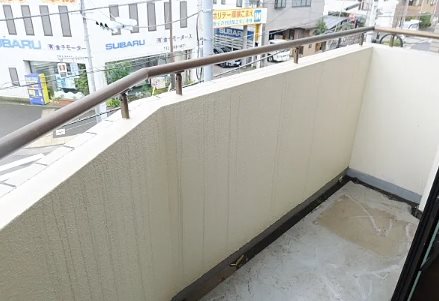 狛江市和泉本町3丁目楽器可（グランドピアノ・管弦楽器・声楽・DTM）マンション ベランダ