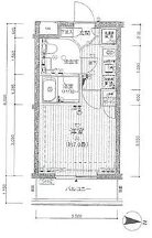 大田区池上6丁目楽器可（演奏楽器都度相談）マンション 間取り