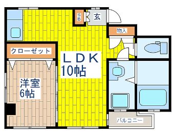 大田区千鳥3丁目楽器可（グランドピアノ・その他楽器相談）マンション 間取り