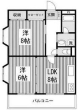 練馬区桜台1丁目楽器可（ピアノ・弦楽器）マンション 間取り