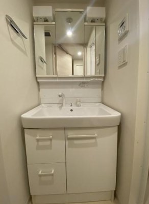 墨田区菊川1丁目楽器可（防音・24時間演奏可能・ピアノ・管弦楽器・声楽・DTM）マンション 洗面所