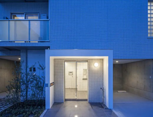 目黒区下目黒2丁目楽器可（防音・24時間演奏・ピアノ・弦管楽器・声楽・DTM）マンション エントランス