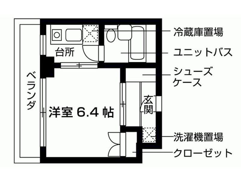 世田谷区南烏山5丁目楽器可（防音・グランドピアノ・弦管打楽器・声楽・DTM）女性専用学生マンション 間取り