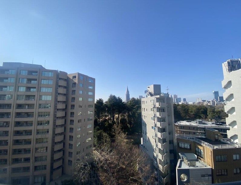 新宿区大京町26楽器可（防音・24時間演奏・グランドピアノ・弦管楽器・声楽・DTM）マンション 眺望