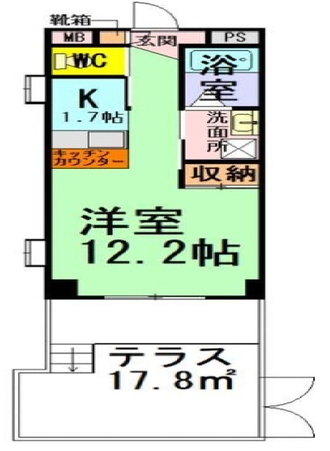 練馬区練馬2丁目楽器可（防音・グランドピアノ・弦木金管楽器・声楽・DTM）マンション 間取り