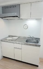 板橋区中丸町50楽器可（防音・24時間演奏・グランドピアノ・弦管楽器・声楽・DTM）マンション キッチン