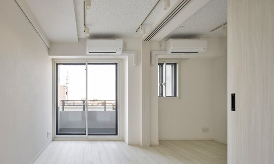 川崎市中原区新丸子町楽器可(防音・24時間演奏・グランドピアノ・弦・管楽器・声楽）マンション リビング