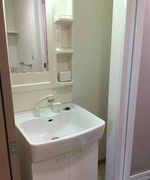板橋区成増2丁目楽器可（防音・グランドピアノ・管弦楽器・声楽）マンション 洗面所