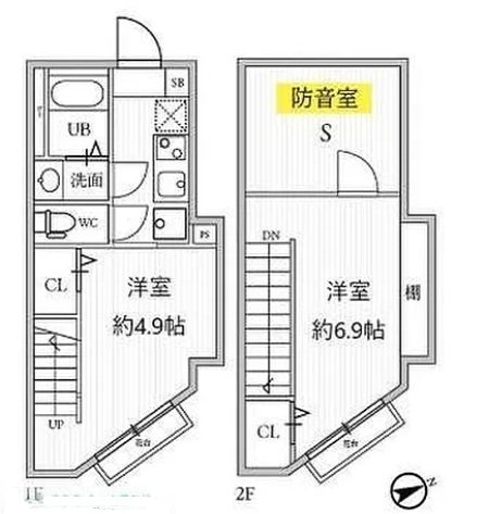 T's Cuore MUSE 東長崎 間取り
