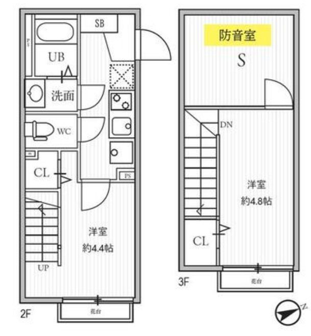 T's Cuore MUSE 東長崎 間取り