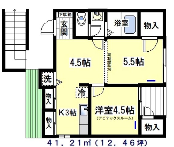 豊島区巣鴨4丁目楽器可（防音・グランドピアノ・弦楽器・声楽・DTM）マンション 間取り