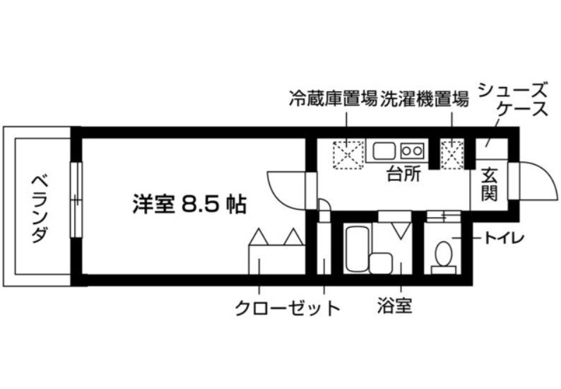 川崎市麻生区上麻生３丁目楽器可（ピアノ・弦管楽器・声楽・ＤＴＭその都度相談)マンション 間取り
