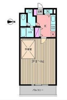 府中市若松町3丁目楽器可(防音・ピアノ・弦・木・金管楽器・声楽・DTM)マンション 間取り