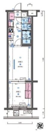 板橋区成増2丁目楽器可(グランドピアノ・弦管打楽器・声楽)分譲マンション 間取り