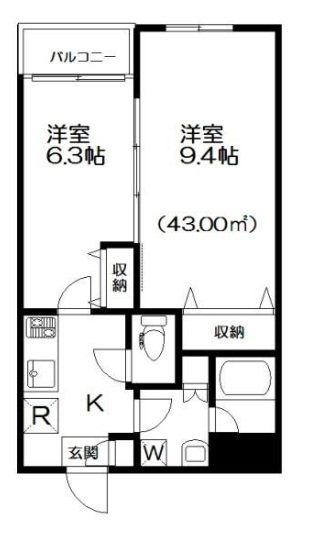 杉並区阿佐谷北6丁目楽器可（防音・グランドピアノ・弦管楽器・声楽女性・DTM）マンション 間取り