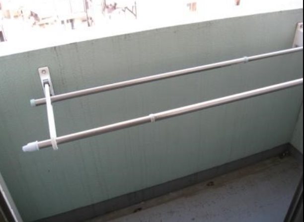 府中市宮町2丁目楽器可（防音・ピアノ・弦管楽器・声楽）マンション ベランダ