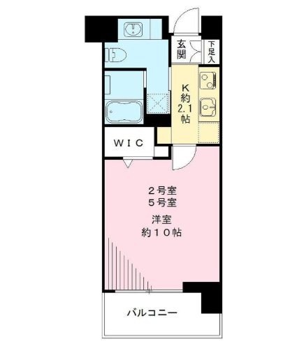調布市若葉町2丁目楽器可(防音・グランドピアノ・弦管楽器・声楽・DTM）マンション 間取り