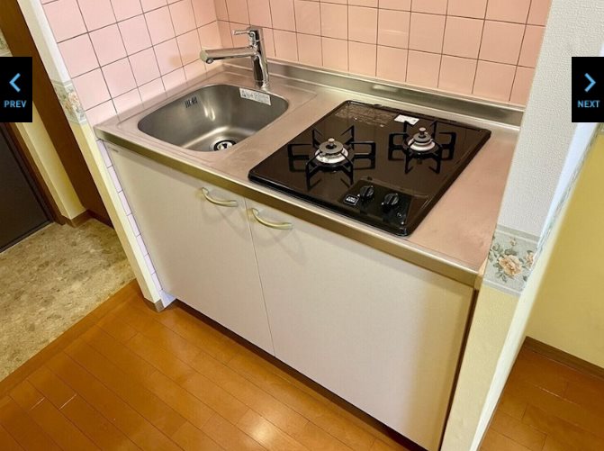 練馬区東大泉１丁目楽器可(グランドピアノ・弦・管楽器・声楽)マンション キッチン