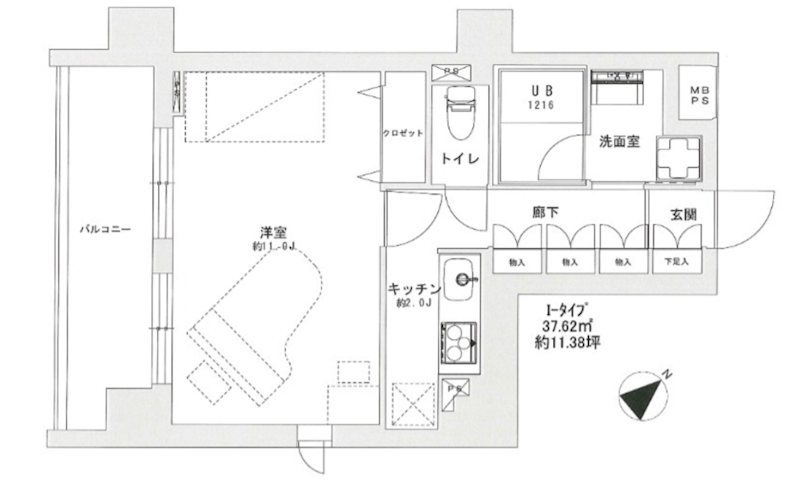 練馬区田柄2丁目楽器可（防音・24時間演奏・グランドピアノ・弦・管楽器・声楽）マンション 間取り