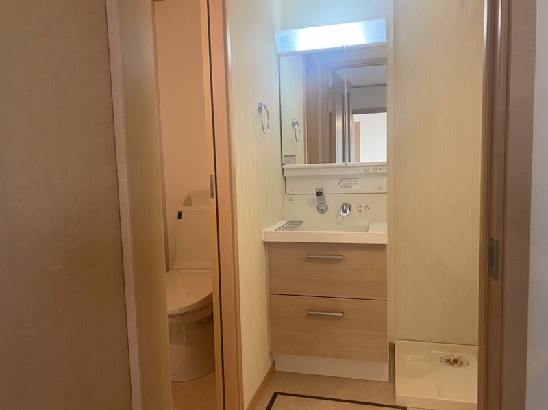 川崎市高津区千年楽器可（防音・ピアノ・弦・管楽器・声楽・打楽器・ＤＴＭ）マンション 洗面所