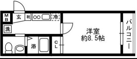 練馬区東大泉１丁目楽器可(グランドピアノ・弦・管楽器・声楽)マンション 間取り