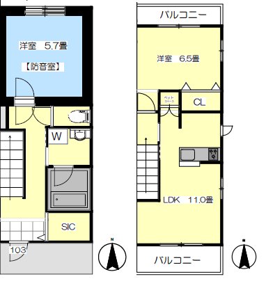メゾン　シャルール 間取り