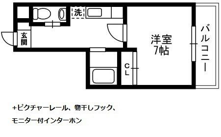 【防音】アルペジオ生田 間取り