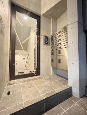 板橋区大山金井町楽器可（防音・24時間演奏・グランドピアノ・管弦楽器・声楽・DTM）マンション エントランス