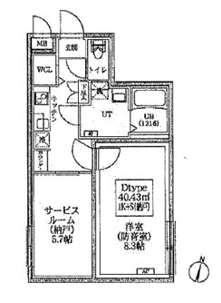 練馬区関町東1丁目楽器可(防音・グランドピアノ・弦・木・金管楽器・声楽・DTM)マンション 間取り