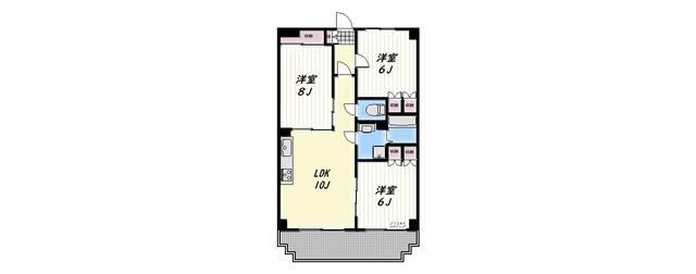 練馬区東大泉3丁目楽器可(グランドピアノ・弦・木管楽器・声楽)マンション 間取り
