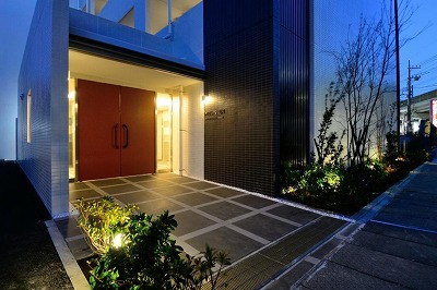 川崎市中原区上小田中6丁目楽器可楽器可（防音・グランドピアノ・弦・管・打楽器・声楽）マンション エントランス