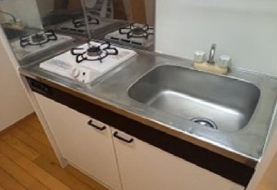 台東区谷中1丁目楽器可(防音・グランドピアノ・弦・管楽器)マンション キッチン