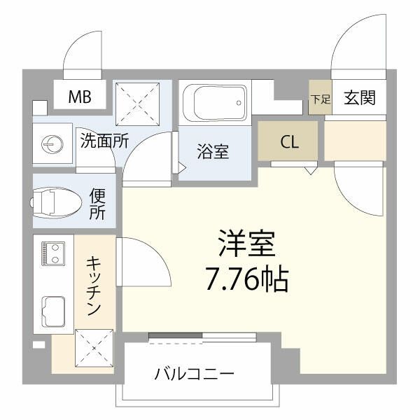 八王子市明神町3丁目楽器可（防音・グランドピアノ・弦管楽器・声楽）マンション 間取り