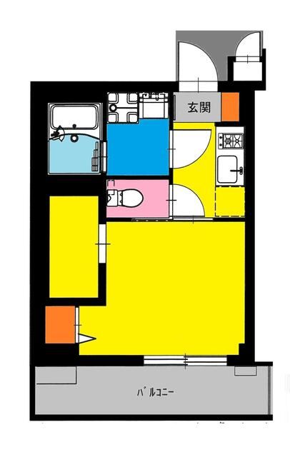 川崎市幸区南幸町3丁目楽器可（防音・ピアノ・弦・管楽器・声楽）マンション 間取り