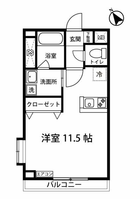 麻生区万福寺4丁目楽器可（グランドピアノ・弦楽器・管楽器）マンション 間取り