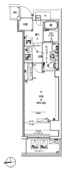 フェルクルール押上 間取り