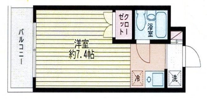 コスモリード北千束 間取り