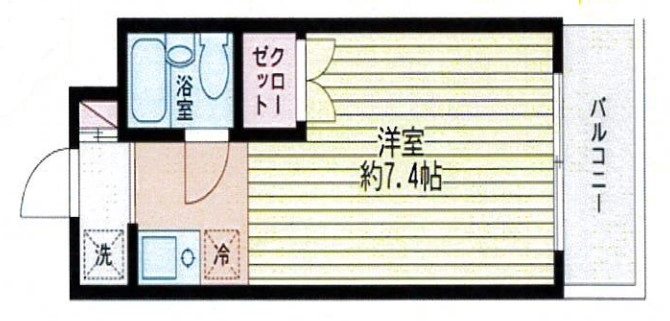 コスモリード北千束 間取り