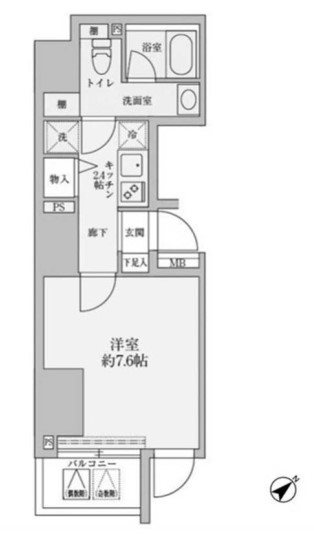 リヴシティ赤坂 間取り図