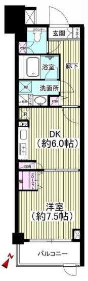 ライオンズマンション乃木坂 間取り図