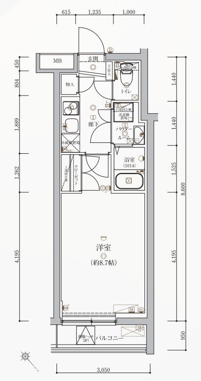 ヴォーガコルテ上板橋 間取り